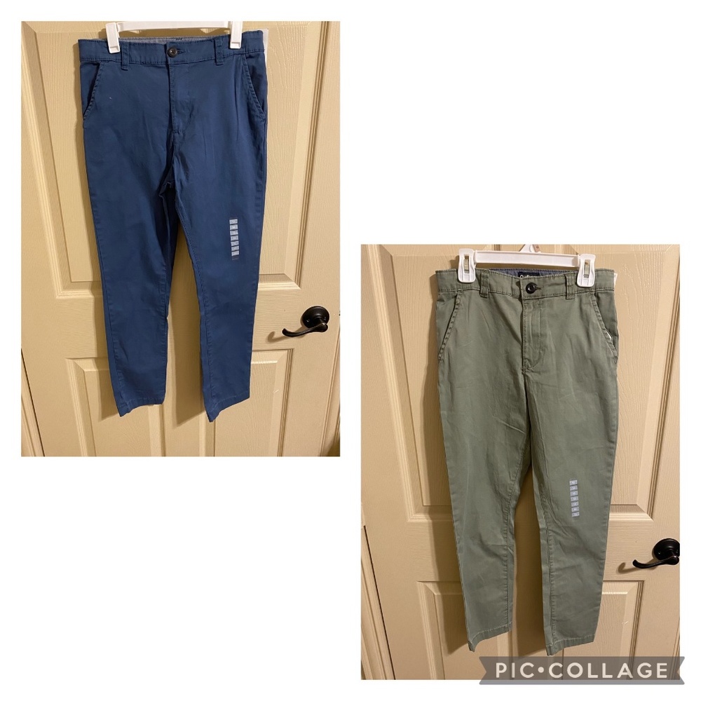2 boys dress pants Easter khaki new size 12